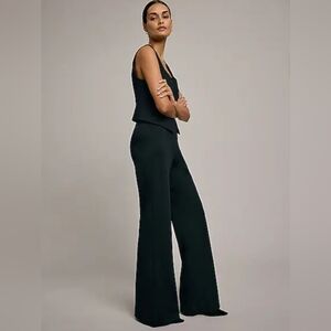 NWT Express Black Knit Flare High Rise Pants